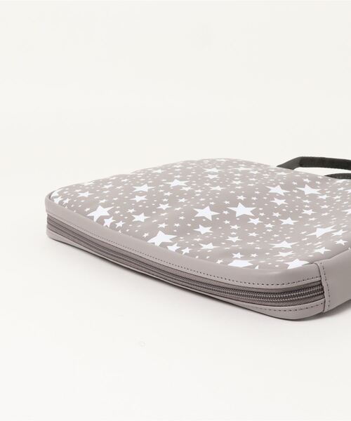 cache cache(カシュ カシュ)の「カシュカシュ cachecache / リバーシブルバッグインバッグL(クラッチバッグ・レディース・ブラック/オレンジ/アイボリー/ベージュ系その他/その他/ホワイト×ブラック・FREE)」の12枚目の写真