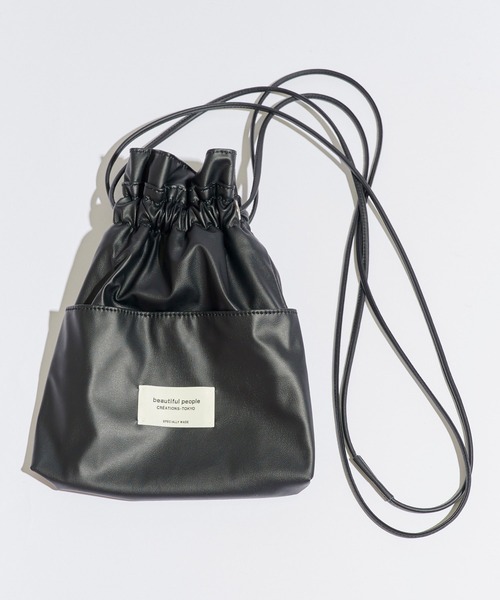 beautiful people（ビューティフルピープル）の「2WAYバッグ（ショルダーバッグ・レディース・ブラック・FREE）」の2枚目の写真