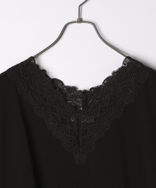 PAGEBOY（ページボーイ）の「レーススカラッププルオーバー（Tシャツ/カットソー・レディース・オフホワイト/グレイッシュベージュ/ブラック・FREE）」の14枚目の写真