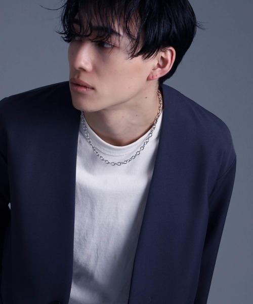 LION HEART（ライオンハート）の「【限定展開】“LH-1”ボリュームチェーンネックレス/サージカルステンレス（金属アレルギー対応）【LION HEART / ライオンハート】（ネックレス・メンズ・ブラック/シルバー/シルバー系その他/シルバー系その他2・50cm/60cm）」の6枚目の写真