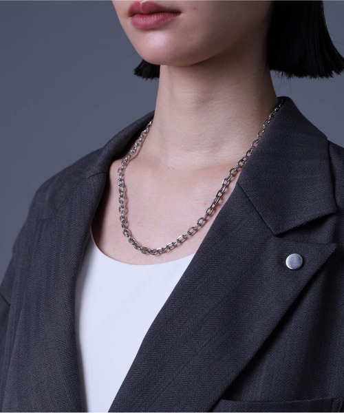 LION HEART（ライオンハート）の「【限定展開】“LH-1”ボリュームチェーンネックレス/サージカルステンレス（金属アレルギー対応）【LION HEART / ライオンハート】（ネックレス・メンズ・ブラック/シルバー/シルバー系その他/シルバー系その他2・50cm/60cm）」の18枚目の写真