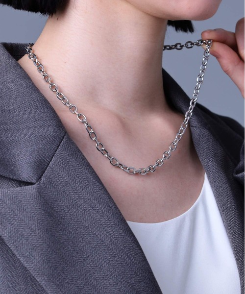 LION HEART（ライオンハート）の「【限定展開】“LH-1”ボリュームチェーンネックレス/サージカルステンレス（金属アレルギー対応）【LION HEART / ライオンハート】（ネックレス・メンズ・ブラック/シルバー/シルバー系その他/シルバー系その他2・50cm/60cm）」の19枚目の写真