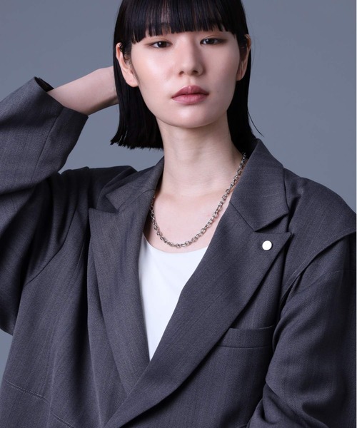 LION HEART（ライオンハート）の「【限定展開】“LH-1”ボリュームチェーンネックレス/サージカルステンレス（金属アレルギー対応）【LION HEART / ライオンハート】（ネックレス・メンズ・ブラック/シルバー/シルバー系その他/シルバー系その他2・50cm/60cm）」の16枚目の写真