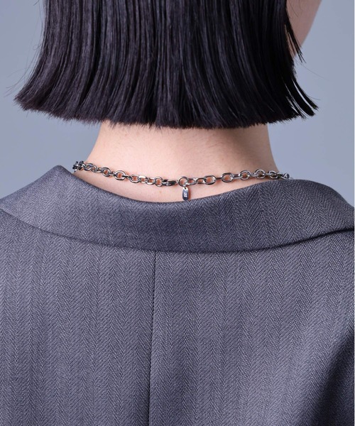 LION HEART（ライオンハート）の「【限定展開】“LH-1”ボリュームチェーンネックレス/サージカルステンレス（金属アレルギー対応）【LION HEART / ライオンハート】（ネックレス・メンズ・ブラック/シルバー/シルバー系その他/シルバー系その他2・50cm/60cm）」の20枚目の写真