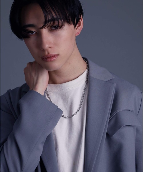 LION HEART（ライオンハート）の「【限定展開】“LH-1”ボリュームチェーンネックレス/サージカルステンレス（金属アレルギー対応）【LION HEART / ライオンハート】（ネックレス・メンズ・ブラック/シルバー/シルバー系その他/シルバー系その他2・50cm/60cm）」の21枚目の写真