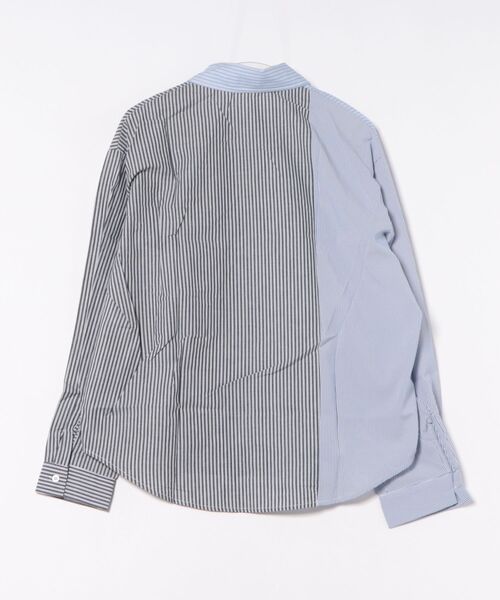 VIBGYOR（ヴィブジョー）の「【Re:one】STRIPE COLOR SCHEME SHIRT(MA)（シャツ/ブラウス・レディース・ブルー・ONE SIZE）」の5枚目の写真
