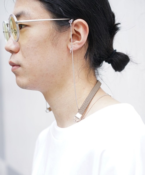 GLITCH（グリッチ）の「ITTI×GLITCH(イッチ×グリッチ)  GLASS CODE（メガネ・メンズ・ブラック/オレンジ/ブラウン/ブルー・FREE）」の11枚目の写真