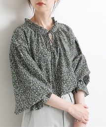 IENA | ミニフラワーフリルブラウス◆(シャツ/ブラウス)