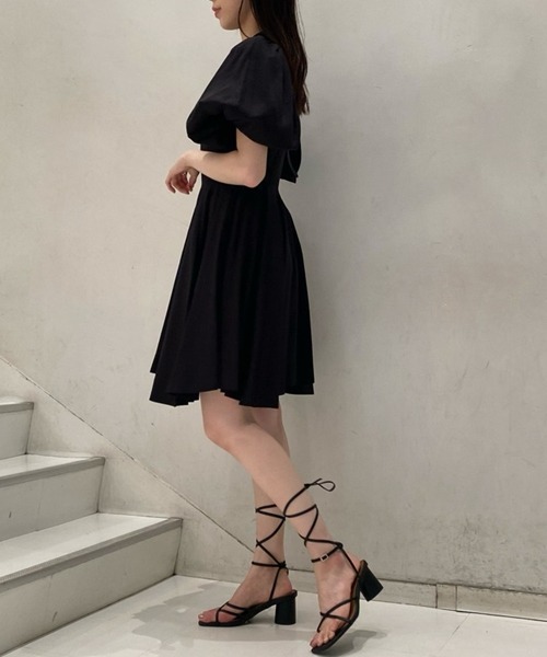 SNIDEL（スナイデル）の「ウエストミニワンピース（ワンピース・レディース・ホワイト/ブラック/カーキ・1/0）」の14枚目の写真