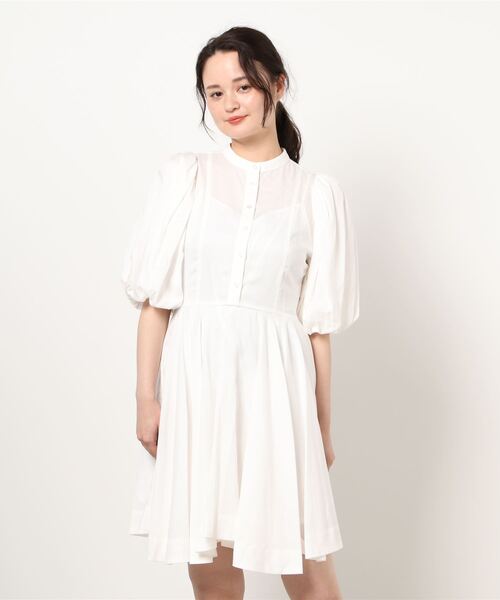 SNIDEL（スナイデル）の「ウエストミニワンピース（ワンピース・レディース・ホワイト/ブラック/カーキ・1/0）」の9枚目の写真