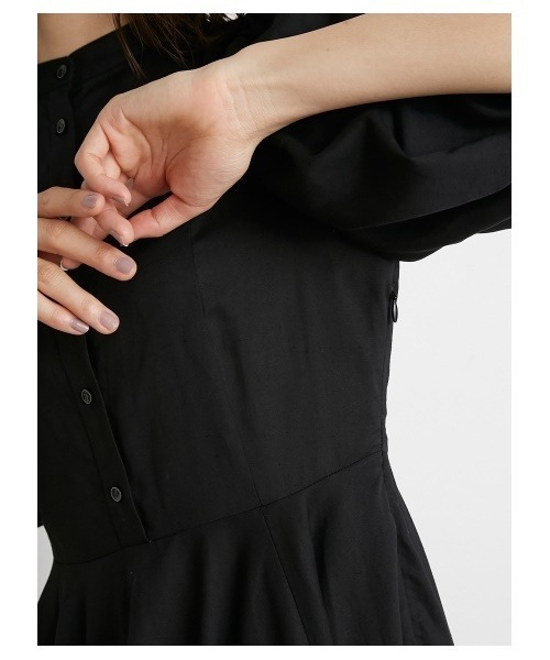 SNIDEL（スナイデル）の「ウエストミニワンピース（ワンピース・レディース・ホワイト/ブラック/カーキ・1/0）」の15枚目の写真