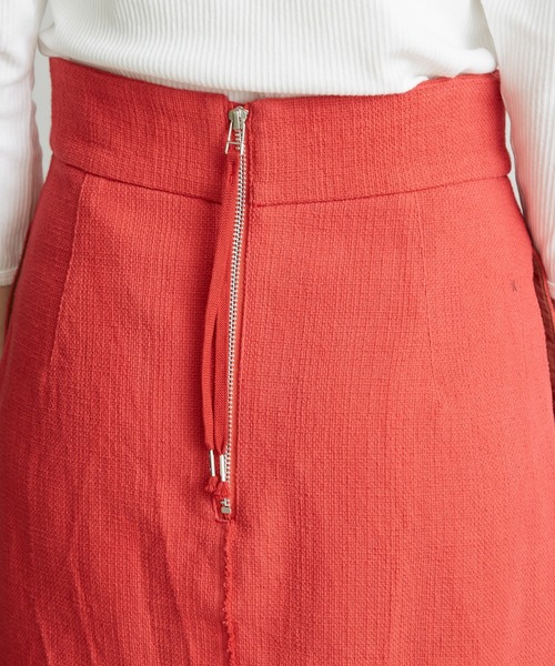 nitca（ニトカ）の「プリペラ伊吹染めバックジップスカート（スカート・レディース・レッド/ベージュ・FREE）」の21枚目の写真