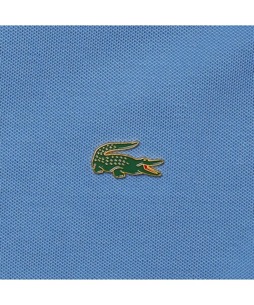 LACOSTE L!VE（ラコステライブ）の「LACOSTE L!VEメタルバッジプレーンポロシャツ（ポロシャツ・メンズ・ホワイト/ブラック/スカイブルー/ダークブルー・L/S/M/XS）」の8枚目の写真