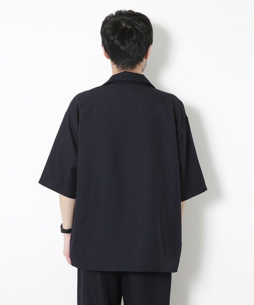 URBAN RESEARCH Sonny Label(アーバンリサーチサニーレーベル)の「イージーケア五分袖セットアップ(シャツ/ブラウス・メンズ・ベージュ/ネイビー/アイボリー・MEDIUM/LARGE)」の22枚目の写真