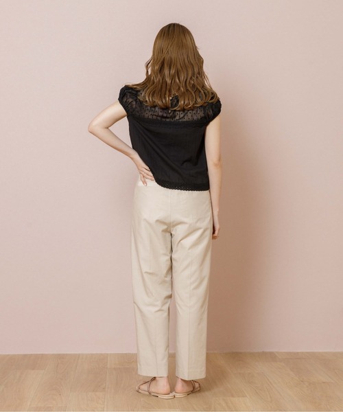 flower（フラワー）の「リトルレーストップ（シャツ/ブラウス・レディース・ブラック/アイボリー・FREE）」の8枚目の写真