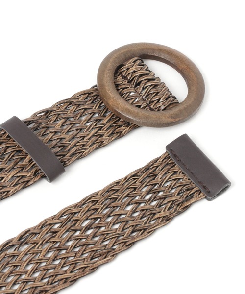 Andemiu（アンデミュウ）の「メッシュベルト948047（ベルト・レディース・ベージュ/ブラウン・FREE）」の7枚目の写真