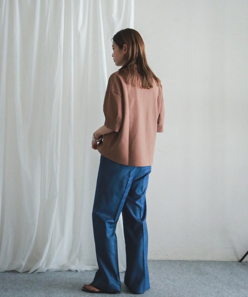 FIL DE FER（フィルデフェール）の「TRスパン　イージーフレアパンツ（その他パンツ・レディース・ライトグレー/ブラック/ブルー・FREE）」の18枚目の写真