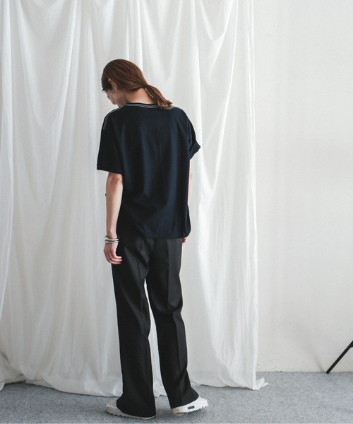 FIL DE FER（フィルデフェール）の「TRスパン　イージーフレアパンツ（その他パンツ・レディース・ライトグレー/ブラック/ブルー・FREE）」の19枚目の写真