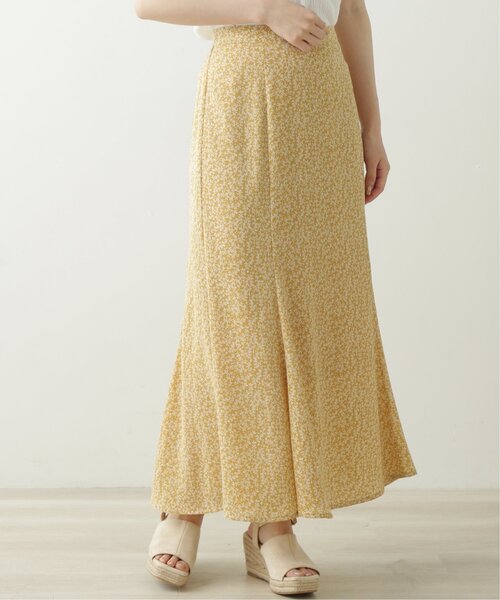 RAY CASSIN(レイカズン)の「アルティリーフナロースカート(スカート・レディース・ブラック/オフホワイト/イエロー・FREE)」の9枚目の写真