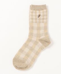 Samansa Mos2 | 刺繍入りギンガムソックス(ソックス/靴下)
