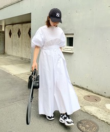 ボリュームスリーブワンピ