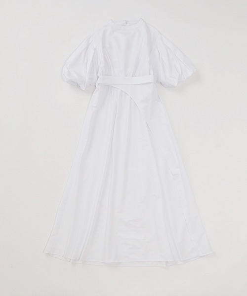 WHO'S WHO gallery（フーズフーギャラリー）の「ボリュームスリーブワンピ（シャツワンピース・レディース・オフホワイト/ブラック・FREE）」の16枚目の写真