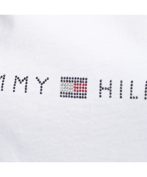 TOMMY HILFIGER(トミーヒルフィガー)の「ベーシックロゴTシャツ(Tシャツ/カットソー・レディース・ネイビー/レッド/ホワイト・MEDIUM/X-SMALL/SMALL)」の10枚目の写真