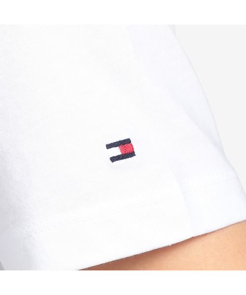 TOMMY HILFIGER(トミーヒルフィガー)の「ベーシックロゴTシャツ(Tシャツ/カットソー・レディース・ネイビー/レッド/ホワイト・MEDIUM/X-SMALL/SMALL)」の11枚目の写真