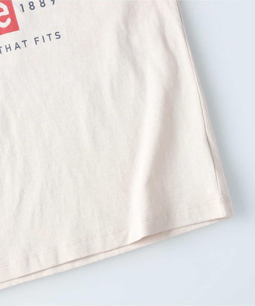 Lee（リー）の「【Lee】リンガーＴシャツ（Tシャツ/カットソー・レディース・ベージュ/レッド/ネイビー・M/L）」の13枚目の写真