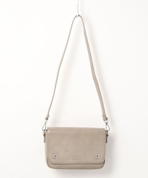 EDT（イーディーティー）の「EDT　PU frap2wayshoulder（ショルダーバッグ・レディース・ブラック/ベージュ/グレー・FREE）」の3枚目の写真