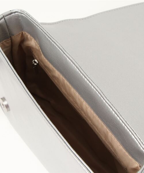 EDT（イーディーティー）の「EDT　PU frap2wayshoulder（ショルダーバッグ・レディース・ブラック/ベージュ/グレー・FREE）」の9枚目の写真