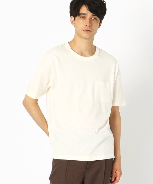 COMME CA ISM（コムサイズム）の「日本の伝統色(R) コラボＴシャツ（Tシャツ/カットソー・メンズ・アイボリー/グリーン/イエロー/ブラウン/ターコイズブルー/パープル・X-LARGE/MEDIUM/LARGE）」の2枚目の写真