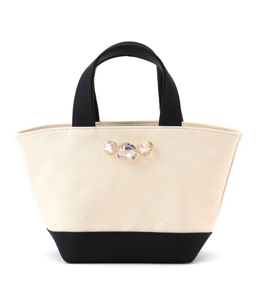 ANEVER(アンエバー)の「【LILY】キャンバス ミニトート(トートバッグ・レディース・ホワイト系/ベージュ系/ネイビー系/ピンク系・F)」の10枚目の写真