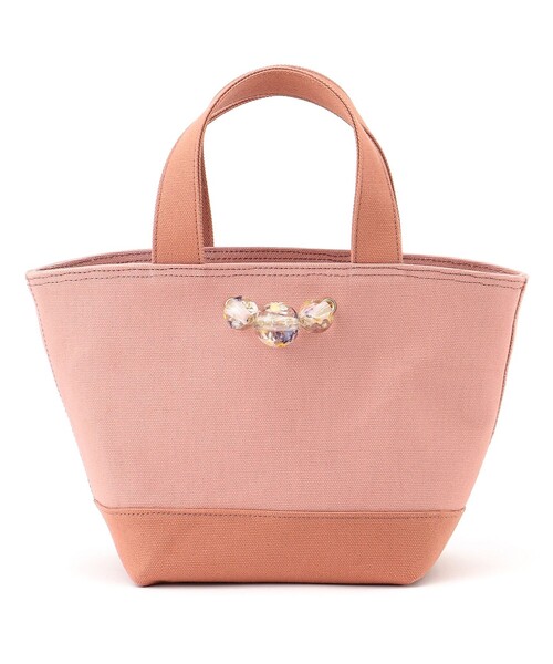 ANEVER(アンエバー)の「【LILY】キャンバス ミニトート(トートバッグ・レディース・ホワイト系/ベージュ系/ネイビー系/ピンク系・F)」の11枚目の写真