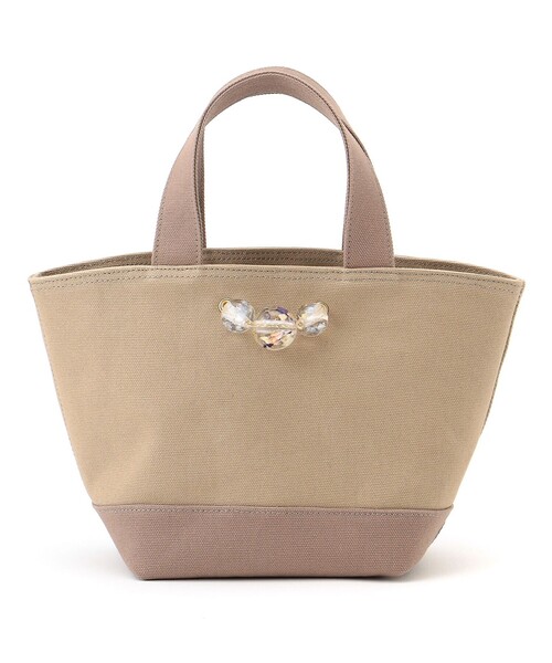 ANEVER(アンエバー)の「【LILY】キャンバス ミニトート(トートバッグ・レディース・ホワイト系/ベージュ系/ネイビー系/ピンク系・F)」の12枚目の写真
