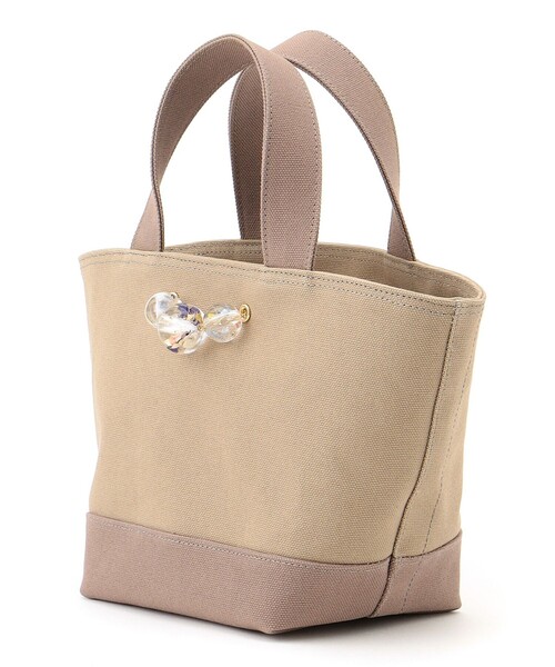 ANEVER(アンエバー)の「【LILY】キャンバス ミニトート(トートバッグ・レディース・ホワイト系/ベージュ系/ネイビー系/ピンク系・F)」の14枚目の写真