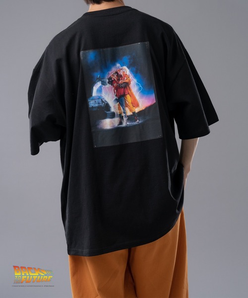 kutir（クティール）の「『バックトゥザフューチャー』コラボアソートTシャツ（Tシャツ/カットソー・メンズ・オレンジ/ホワイト/ブラック/ライトホワイト/オフホワイト/サックスブルー・LARGE/MEDIUM）」の5枚目の写真
