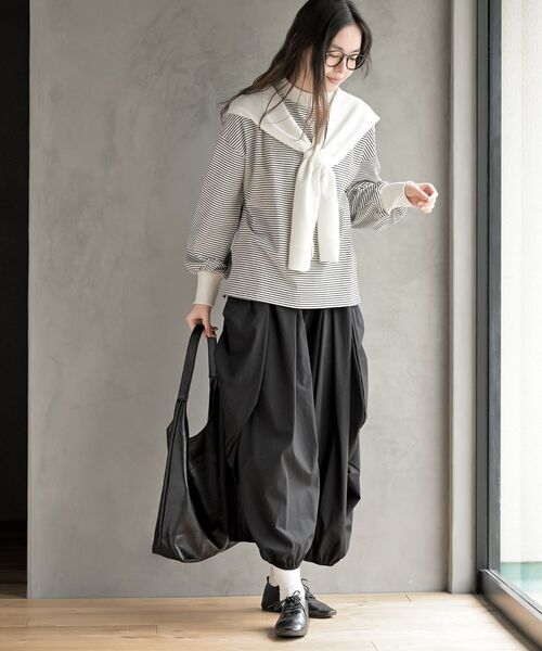 rps(アールピーエス)の「バルーンタックパンツ(その他パンツ・レディース・カーキ/ブラック/ベージュ/グレー/ブラック系その他4・M/フリー)」の20枚目の写真