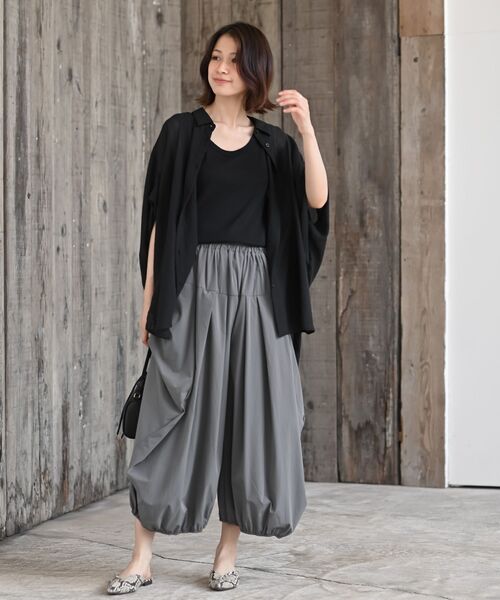 rps(アールピーエス)の「バルーンタックパンツ(その他パンツ・レディース・カーキ/ブラック/ベージュ/グレー/ブラック系その他4・M/フリー)」の10枚目の写真