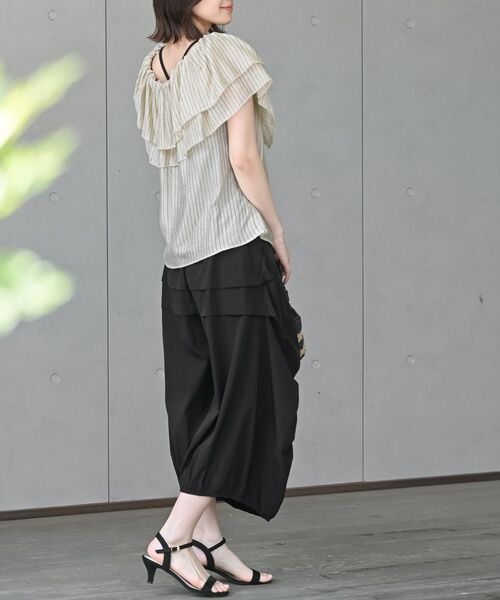 rps(アールピーエス)の「バルーンタックパンツ(その他パンツ・レディース・カーキ/ブラック/ベージュ/グレー/ブラック系その他4・M/フリー)」の15枚目の写真