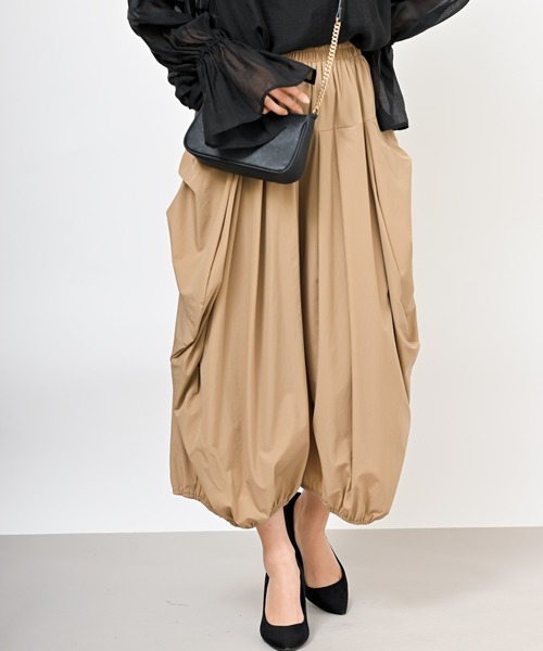 rps(アールピーエス)の「バルーンタックパンツ(その他パンツ・レディース・カーキ/ブラック/ベージュ/グレー/ブラック系その他4・M/フリー)」の4枚目の写真