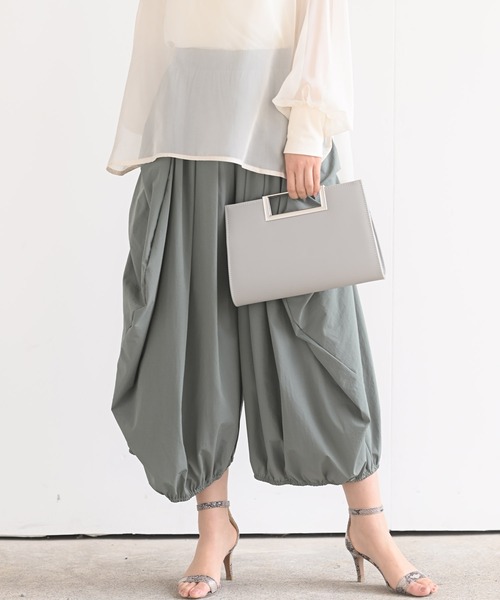 rps(アールピーエス)の「バルーンタックパンツ(その他パンツ・レディース・カーキ/ブラック/ベージュ/グレー/ブラック系その他4・M/フリー)」の5枚目の写真