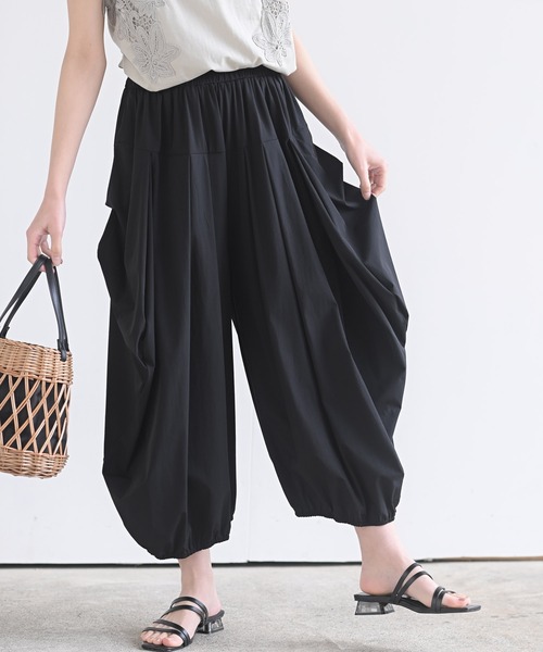 rps(アールピーエス)の「バルーンタックパンツ(その他パンツ・レディース・カーキ/ブラック/ベージュ/グレー/ブラック系その他4・M/フリー)」の2枚目の写真