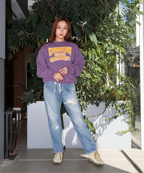 UNION（UNION TOKYO）（ユニオン）の「UNION STATE CREW ユニオン スウェット トレーナー（スウェット・メンズ・ネイビー/グレー/パープル・MEDIUM/X-LARGE/LARGE）」の3枚目の写真