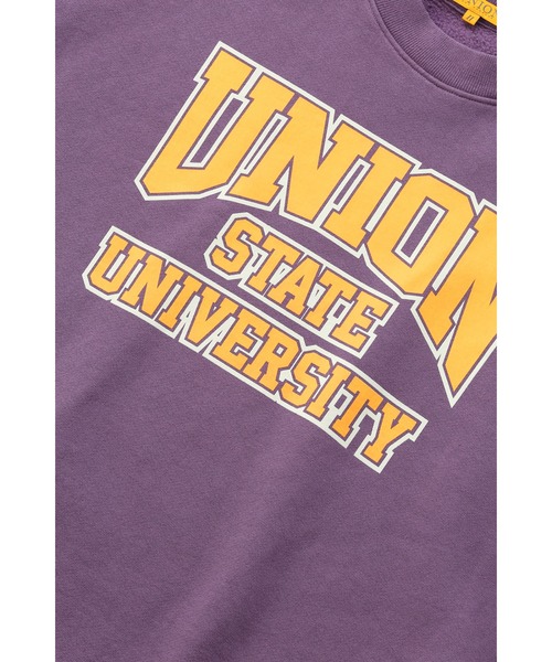 UNION（UNION TOKYO）（ユニオン）の「UNION STATE CREW ユニオン スウェット トレーナー（スウェット・メンズ・ネイビー/グレー/パープル・MEDIUM/X-LARGE/LARGE）」の11枚目の写真