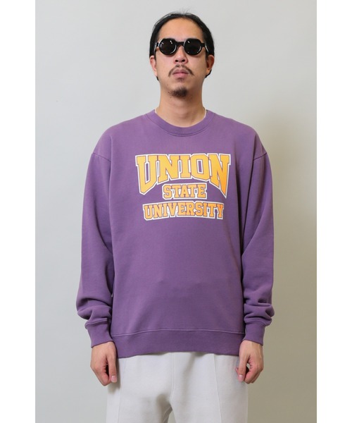 UNION（UNION TOKYO）（ユニオン）の「UNION STATE CREW ユニオン スウェット トレーナー（スウェット・メンズ・ネイビー/グレー/パープル・MEDIUM/X-LARGE/LARGE）」の20枚目の写真