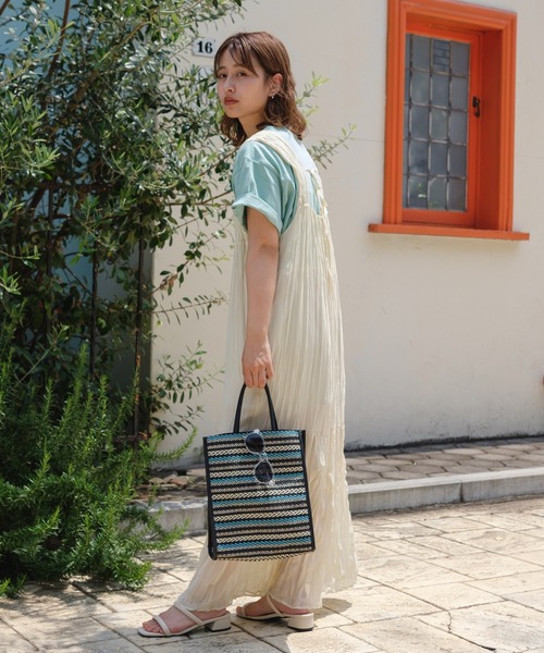 Kastane（カスタネ）の「カラー刺繍小ロゴT（Tシャツ/カットソー・レディース・アイボリー/ライム/サックスブルー/ミント/オフホワイト・XL/M）」の20枚目の写真