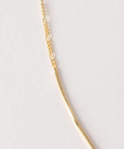 closet story（クローゼットストーリー）の「＜closet story（クローゼットストーリー）＞チェーンMIX ロング ネックレス（ネックレス・レディース・シルバー/ゴールド・FREE）」の3枚目の写真