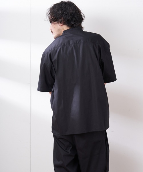 CIAOPANIC TYPY（チャオパニックティピー）の「【ZOZOTOWN限定】【セットアップ】タイプライターバンドカラーシャツ+タックパンツ（セットアップ・メンズ・ブラック/ブラウン/ベージュ系その他・M/L）」の18枚目の写真