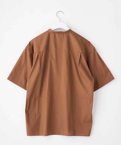 CIAOPANIC TYPY（チャオパニックティピー）の「【ZOZOTOWN限定】【セットアップ】タイプライターバンドカラーシャツ+タックパンツ（セットアップ・メンズ・ブラック/ブラウン/ベージュ系その他・M/L）」の5枚目の写真